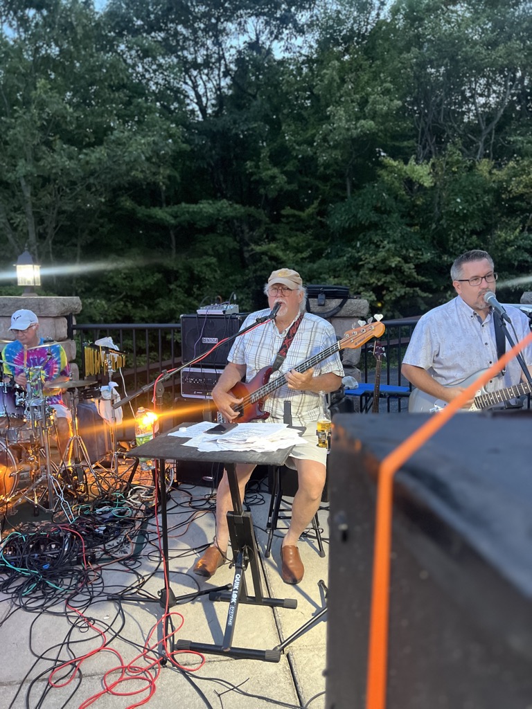 Becky and the Beasts band playing on stage